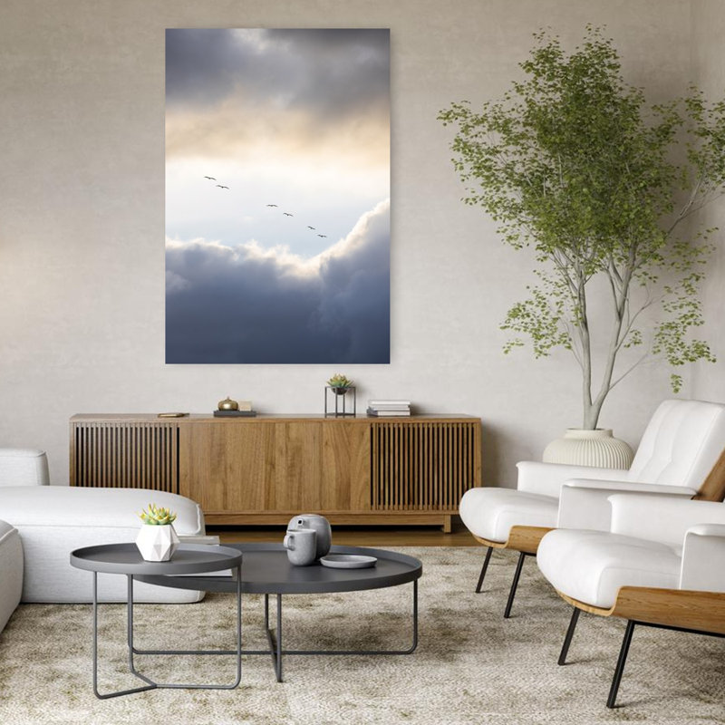Art contemporain, paysage abstrait, paysage côtier, H 48 po x l 32 po