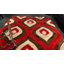Tapis beige / noir / rouge en polyester Demee-959181419