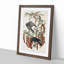 Fish Crows by John James Audubon - Picture Frame Art Print-55609180-55609183