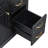 36‘’ Bathroom Vanity With Ceramic Top, Flip Drawers And Adjustable Shelf-1019065826