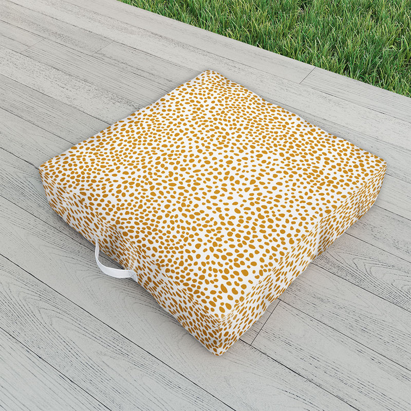 Indoor / Outdoor Polka Dots Floor Pillow