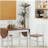 55" Solid Wood Kitchen Table, Suitable for Folding Table for Small Spaces, Folding Table, Brown