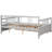 Full Size Daybed In Gray - Solid Wood With Two Convenient Drawers For A Modern Home Drawers, Enhancing Your Bedroom Ambiance-1404379075