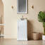 Meuble-lavabo simple autoportant de 18 po avec plateau entièrement assemblé