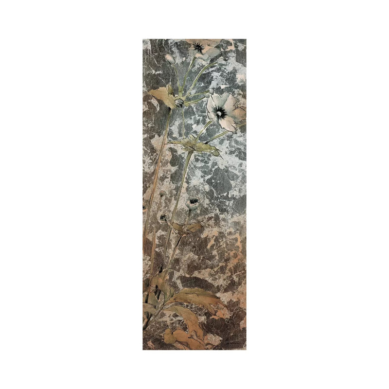 Slender Blossoms I by Liz Jardine - No Frame Panoramic Gallery-Wrapped Canvas Giclée on Canvas, 30.48 cm H x 91.44 cm W