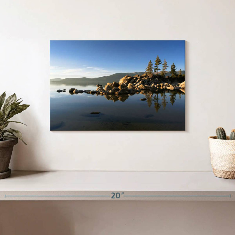 Alvord Lake Tahoe Reflection, H 8 po x l 12 po