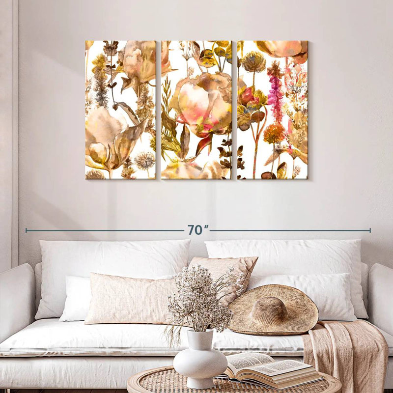 Pivoines artistiques Harnek, H 28 po x l 45 po