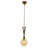 1 - Light Antique Bronze Single Pendant