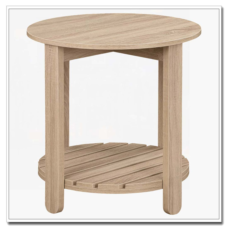 Table de bout en bois d'ingénierie Altos
