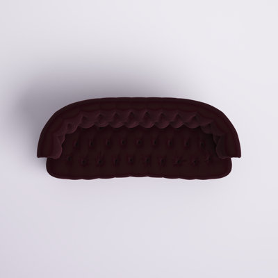 Joannes Velvet Rolled Arm Chesterfield
