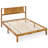 Queen Size Bed Frame with Headboard Under-Bed Space No Box Spring Needed-2057710235