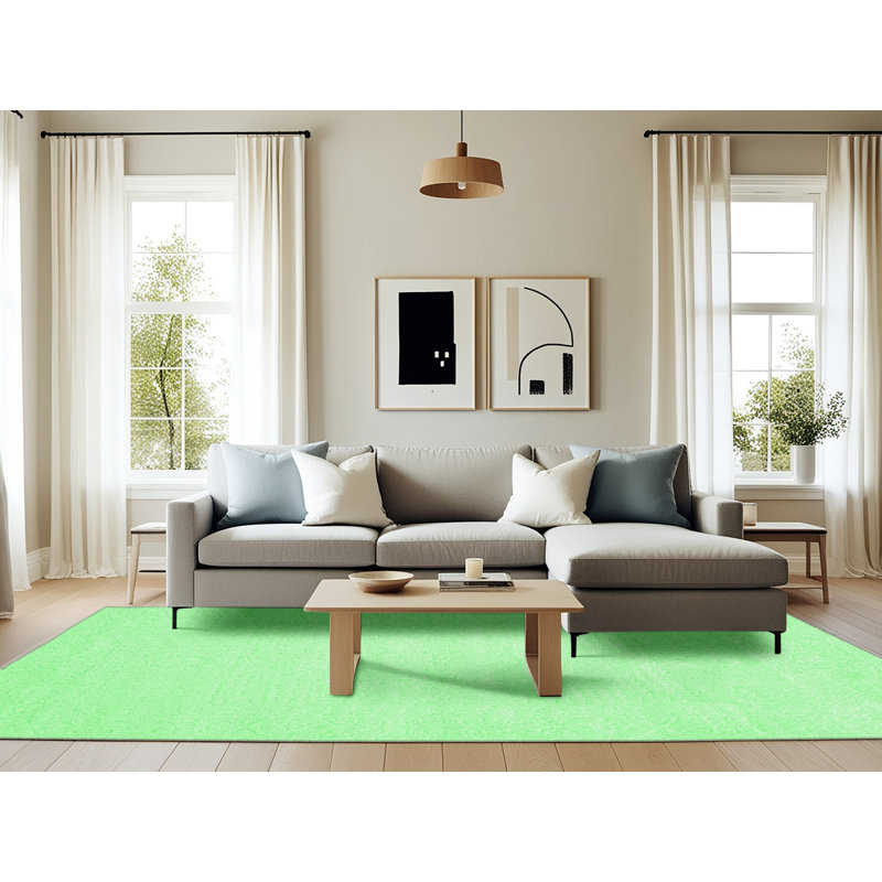 Washable Indoor Rug, Rectangle 6' x 9'
