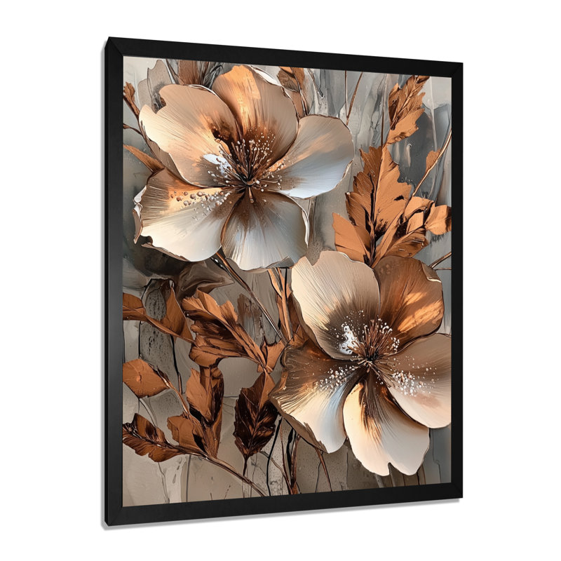 Ballerini - Abstract Wall Art Living Room, 32" H x 16" W, Black, Single Picture Framed Print