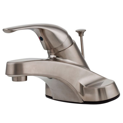 Pfirst Centerset Bathroom Faucet with Drain Assembly