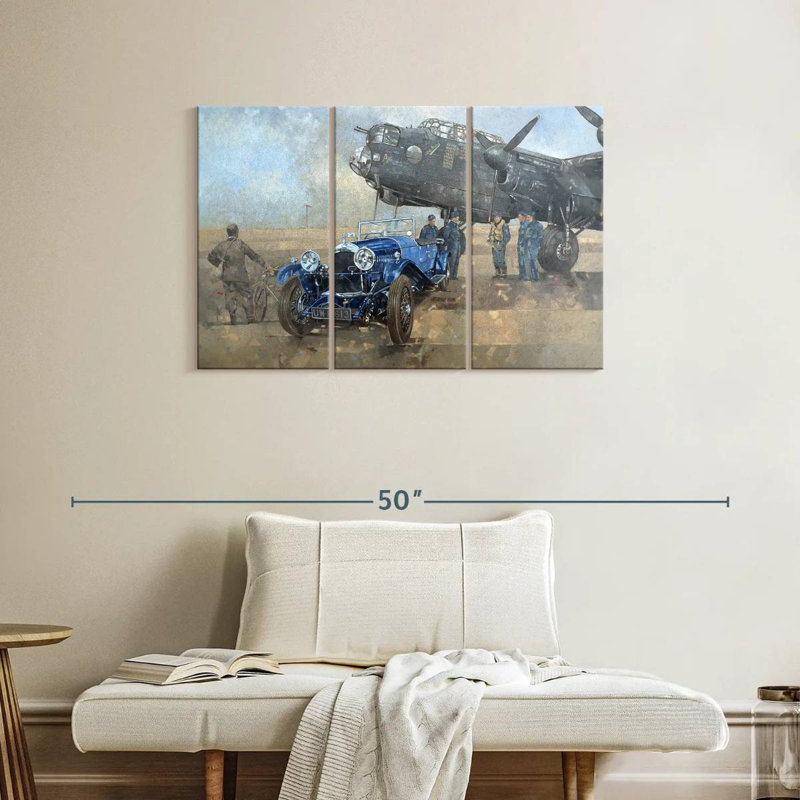 Mehar Able Mable And The Blue Lagonda, 24" H x 38" W