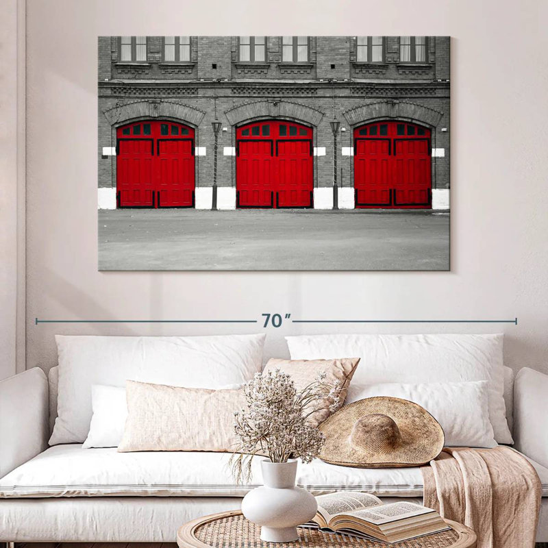 Fire Department Pop, 34" H x 51" W