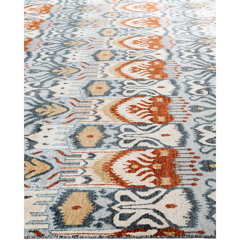 Overdyed One-of-a-Kind 9' 1" X 12' 3" Hand Knotted Area Rug