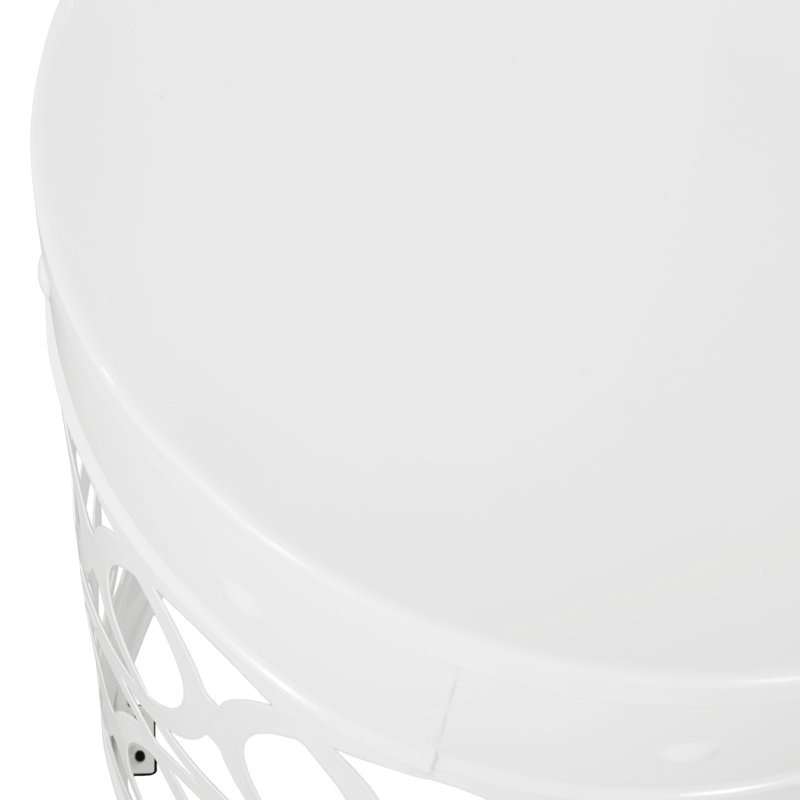 Table de bout d'extérieur Feio, Blanc