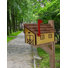 Amish Mailbox + Post Set