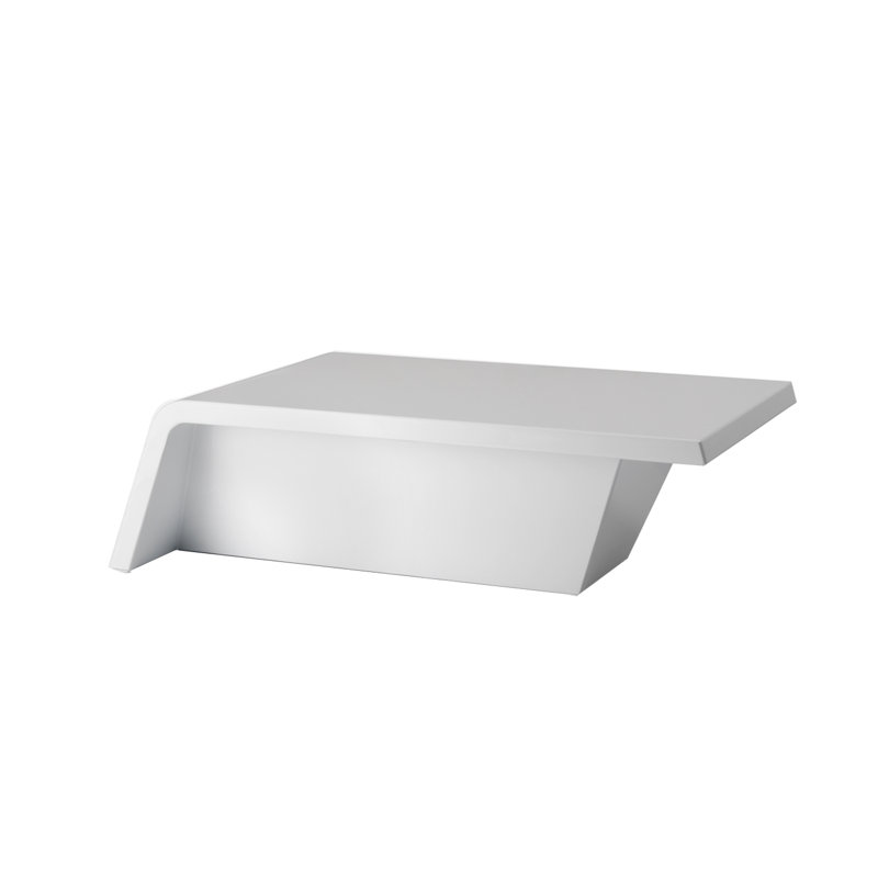 Rest Plastic Coffee Table, White