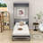 Harilda Murphy Wooden Bed-17126445