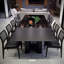Livorno 102.5" Rectangular Dining Table with glass
