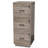 Wooden 3 Drawers File Cabinet With Lock 38.58"H-1448436152