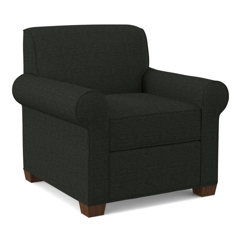 Finn Upholstered Armchair, Montana Walnut, Antic Pepper