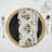 Fabdivine Artistic Hand Print set of 12 Elegant Frill Napkin Decorative for Home,Dining Table, Chahat