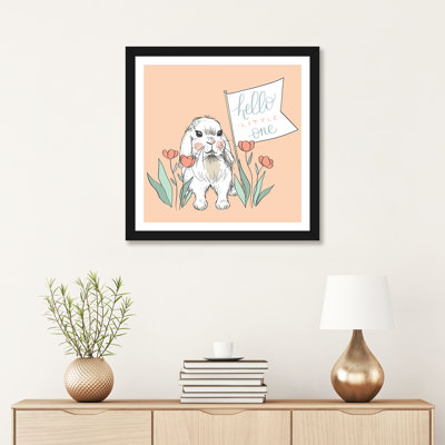 «Forest Baby Toile III» par Kristina Hultkrantz, reproduction d'art sur papier encadrée