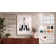 Rocket Fleet Ascent Mid-Century - Wrapped Canvas-1696922220-1696922221