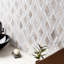 Carrelage mosaïque mural Benes aspect marbre poli diamant 10,02 po x 10,02 po (0,69 pi²/pièce)-90695259