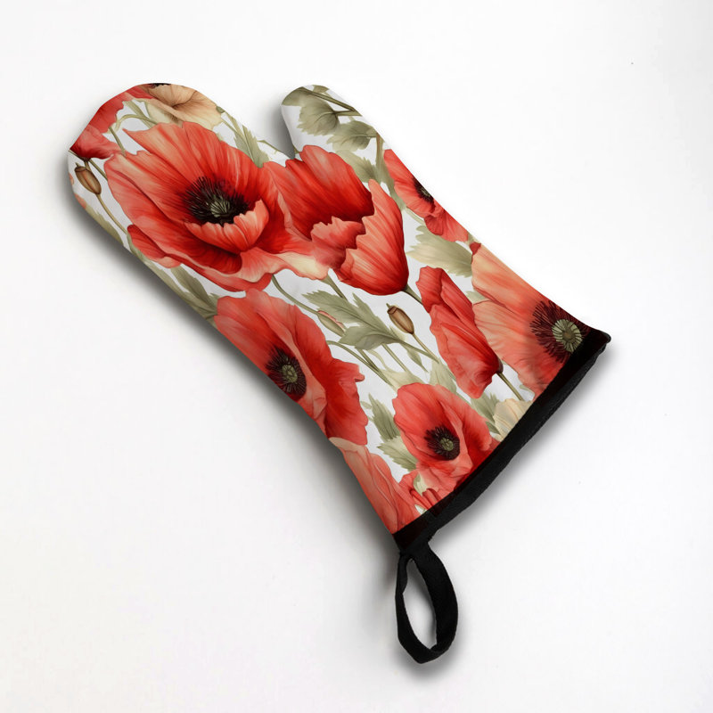 Flora Flow Oven Mitt Cotton Twill