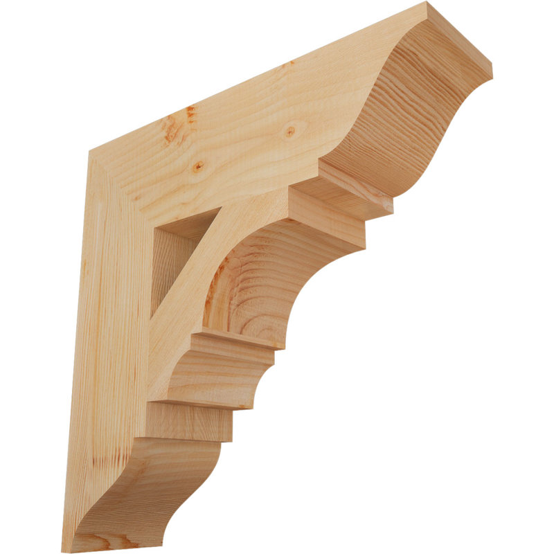 Support traditionnel Balboa, L 5 1/2 po x P 20 po x H 20 po, Sapin de Douglas lisse