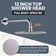 9-Spray Patterns With 1.8 GPM 10 In. Wall Mount Rain Fixed Shower Heads In 10 In. Polished Chrome