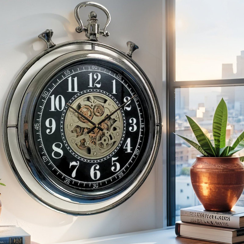 Metal Wall Clock