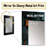 Green and gold Stylish Dark Geometric Elegance I - Tile Decorative Mirror, Modern Wall Mirror, Printed Metal Art-66380012