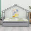 Lit en bois avec couchette-2020289608
