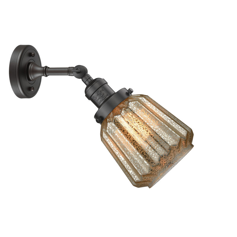 Vinson Armed Sconce, Oil Rubbed Bronze, Mercury