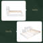Lit plateforme double avec tablettes coulissantes-873630970