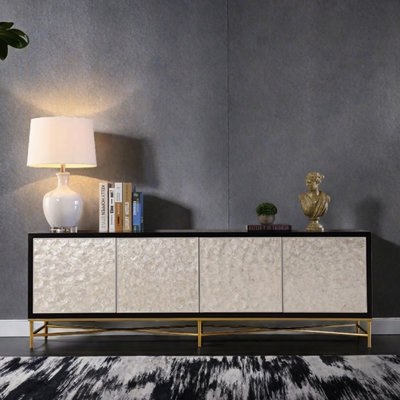 Light luxury fashion design sense TV cabinet