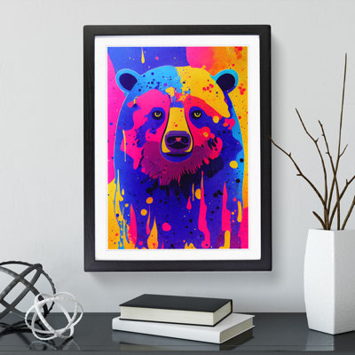 Colourful Bear No.2 - Wall Art