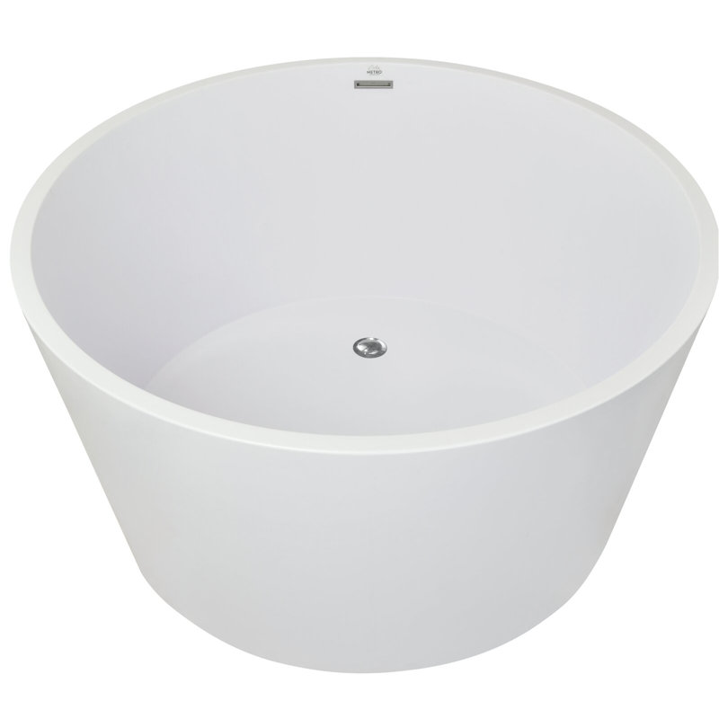Mizu 52'' L Soaking Bathtub, Matte White, White
