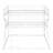 Full XL over Twin XL over Queen Size Triple Bunk Bed with Long and Short Ladder-2106028685