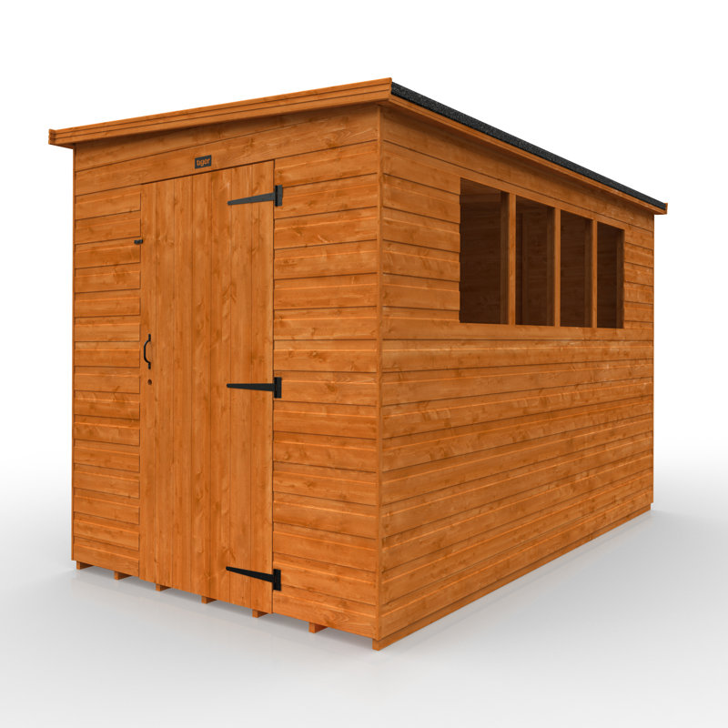 10x6w Tiger Shiplap Lean To Pent Shed