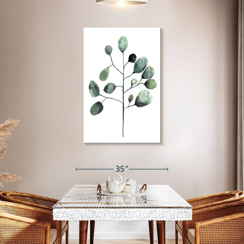 Feuilles d'eucalyptus botaniques Harnek, H 45 po x l 30 po