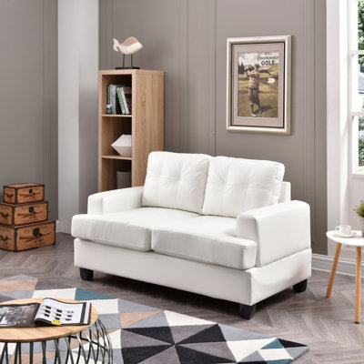 Stylish Transitional Loveseat For Two