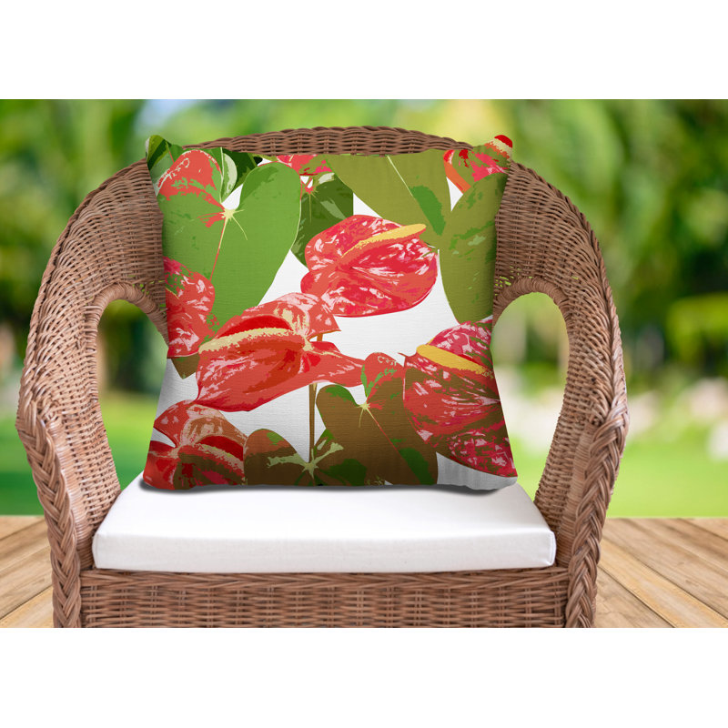 Housse et insert de coussin extérieur Clive, 19 po x l 19 po, Blanc