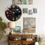 Horloge murale futuriste avec affichage à DEL et minuterie - horloge murale moderne en verre 12 po