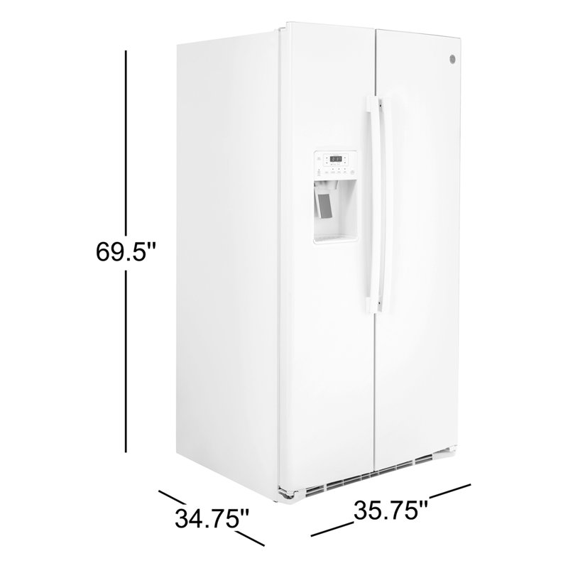 36" Stainless Steel Smart Side-by-Side Refrigerator